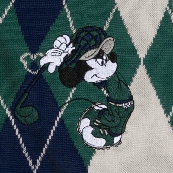2025 Disney Parks Mickey Mouse Golf Sweater Vest Adult Size - NEW - Picture 3 of 4